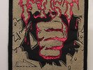 FIST ORIGINAL VINTAGE SEW ON PATCH FROM 1980's  NEW OLD STOCK NWOBHM METAL
