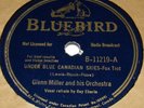 Bluebird B-11219 Glenn Miller Under Blue Canadian Skies / Adios 78 RPM E E