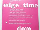 Dom - Edge of Time Vinyl 2x LP Rare German 2001 Reissue Prog Krautrock EX+/NM