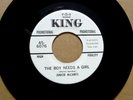 Northern Soul 45 JUNIOR MCCANTS The Boy Needs a Girl KING Promo MINT-