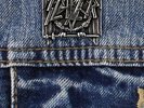 Alchemy Rocks Slayer Eagle Pewter Pin Badge 3x3.5cm