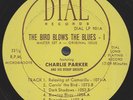 Charlie Parker Bird Blows the Blues Dial 901 red vinyl