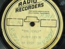 BLUES 78 rpm 10” ACETATE: FLOYD DIXON The River RADIO RECORDERS (Aladdin 3144)