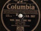 MISS HUE LEE: Rose, Rose I Love You (UK Columbia 78)