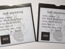 the damned- TEST PRESSINGS. Black album . 2 vinyls . 05 of 20 copies only. Punk.