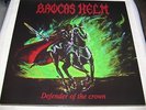 BROCAS HELM DEFENDER OF THE CROWN GREEN LP + 2 POSTERS omen manilla road manowar