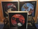 MEAT LOAF, BAT OUT OF HELL, PICTURE DISCS ALBUMS, VERY RARE, FRAMMED, MINT COND
