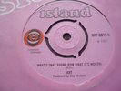 ART ORIG UK ISLAND 45 1967 EX WHATS THAT SOUND [ FOR WHAT ITS WORTH ]