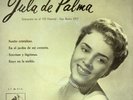 JULA DE PALMA SAN REMO 1957, EP, UN SUEÑO CRISTALINO + 3, SPANISH EDIT.1958