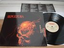 Sepultura Beneath The Remains 1ST PRESS   PLAYS EX  INNER 1989 ROADRACER  LP