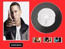 Eminem Vinyl CD Display Black or Gold Disc and 3 film cells and label