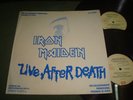 IRON MAIDEN live after death RARE PROMO PERU 2 LP VG++