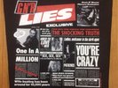 VINTAGE GUNS N ROSES LIES ORIGINAL ALBUM UNCENSORED BACK PATCH 1988 RARE