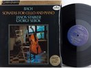 Mercury SRI 75104 JANOS STARKER Bach Sonatas for Cello and Piano SEBOK 90480 NM