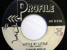 JUNIOR WELLS 45 Little by Little/Come On in This House PROFILE blues d2127