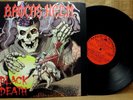 AUTOGRAPHED METAL LP: BROCAS HELM, BLACK DEATH Gargoyle Records 13-8801 INSERT