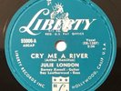 JULIE LONDON-CRY ME A RIVER / S'WONDERFUL-LIBERTY 55006 78 rpm N- 1955