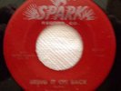 MISTER RUFFIN 45 Bring it on back / A touch of heaven SPARK  R&B  D21645