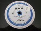 MARCELLE MEYER / BACH / LES DISCOPHILES FRANCAIS 60-3  4*78 RPM