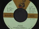 GEORGE CAMPBELL & KOOLS FIVE: Sugar / Get It On 45 (Crossover Soul with a kille