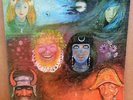 KING CRIMSON IN THE WAKE OF POSEIDON UK STEREO WHITE I ISLAND LP TEXTURED A1/B1