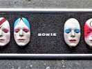 david bowie mask life size bust. Framed mounted bowie's 1975......