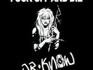 Dr. Know ?– Fuck Off And Die LP White Marble Vinyl + patch & button (2008) Punk