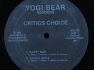 CRITICS CHOICE Party Rap YOGI BEAR 12