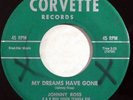HEAR rare doo wop 45 JOHNNY ROSS My Dreams Have Gone CORVETTE nice