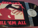 METALLICA KILL 'EM ALL LP ORIG MEGAFORCE SILVER LABEL OLD BRIDGE NJ NM VINYL