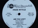 FREESTYLE Are You Lost? MUSIC SPECIALISTS 12