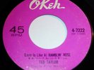 Northern Soul Ted Taylor I’m so Satisfied/Love is Like a Ramblin' Rose VG+