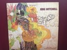 JONI MITCHELL Hand Signed Album  SELF TITLED LP PROD. DAVID CROSBY RS 6293