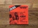 V Rare Promo ABBA 45rpm for Matchbox dolls Name of the game PICTURE SLEEVE