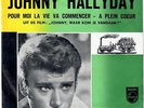 JOHNNY HALLYDAY Pour moi la vie va commencer 1963 RARE SP Philips Hollande