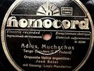 0900/ ARGENTINISCHER TANGO-JOSÉ SOLER-Adios,Muchachos-Argentino amor-Schellack