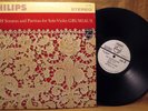 CLASSICAL 2x LP: BACH SONATAS & PARTITAS FOR SOLO VIOLIN GRUMIAUX PHS 2-900