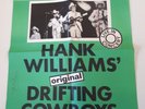 Hank Williams Original Drifting Cowboys Poster Hand Signed Autographs