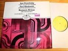 Laszlo MEZO Stravinsky Hindemith Britten Sonatas fir Cello (Solo) LP Hungaroton