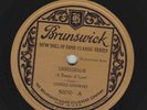 Leopold Godowsky – 78 rpm Brunswick 50070: Liebestraum (Liszt)/Fantaisie E 1925