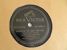 Charlie Ventura 78rpm Victor #20-3396 Whatta Ya Say We Go