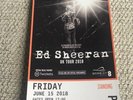 2* ed sheeran concert tickets Wembley