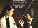 TCHAIKOVSKY SIBELIUS Violin Concertos MULLOVA OZAWA Philips 416821 Digital VG+