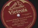 Geraldine Farrar & Enrico Caruso – 78 rpm Victor 8011:  Mme Butterfly/Manon E+