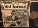 BLIND BLAKE 1926-30 Bootleg Rum Dum Blues Biograph BLP-12003