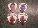 Metallica 4 X Guitar Picks - Hardwired To Self Destruct UK Tour Dates 2017