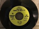The Evil Whatcha Gonna do about it 45RPM Promo Vinyl Single Garage Psych