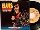 Elvis Presley USA PROMO/DEMO 45 Way Down Pledging My Love JB-10998 7/77