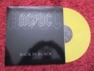 RARE AC/DC Back in Black Yellow Marbled effect Vinyl LTD EDITION IMPORT
