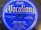 Vocalion 5021  BILLIE HOLIDAY Them There Eyes  E+/N- 78 rpm Jazz 1939